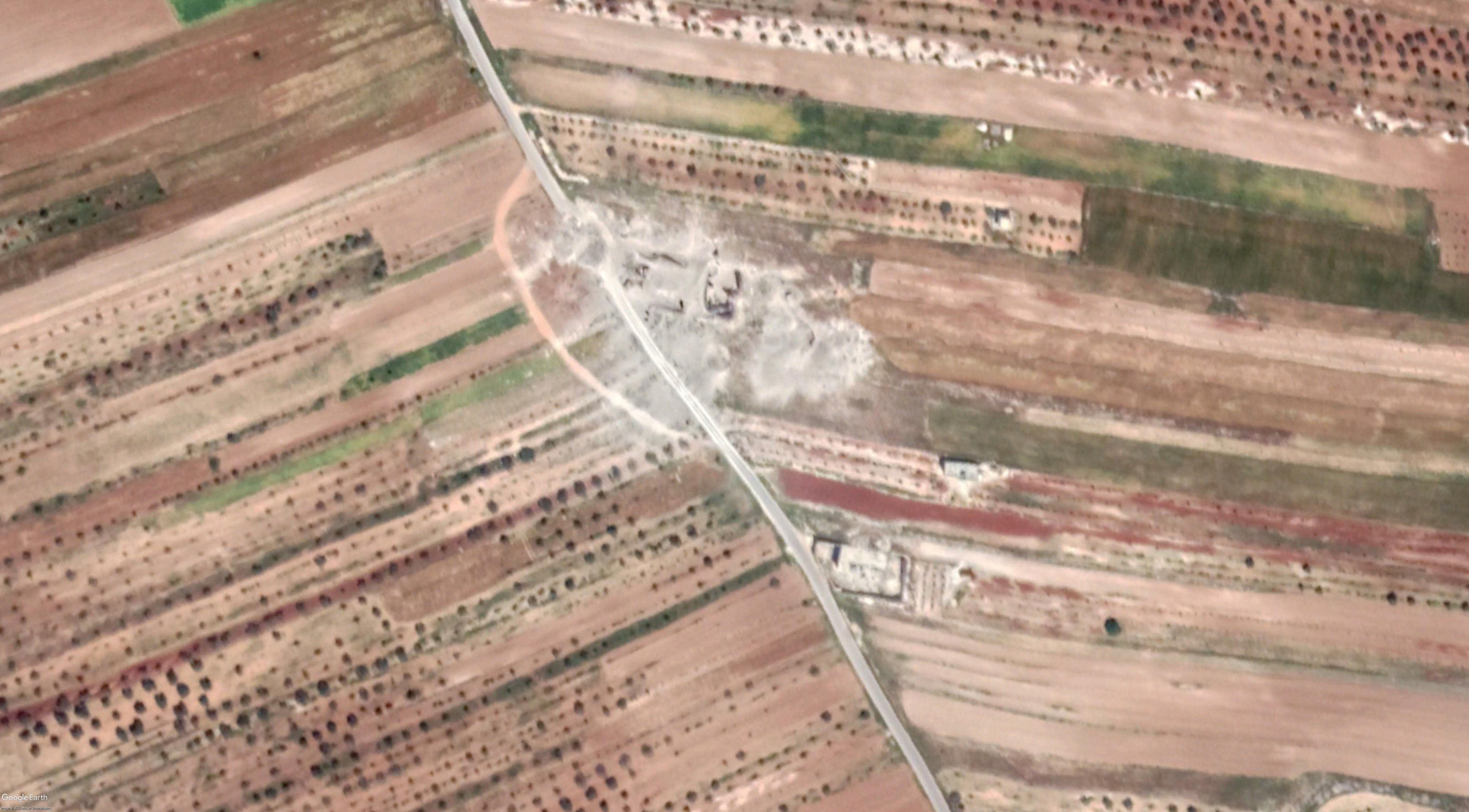 A satellite image of Nabd Al Hayat Hospital