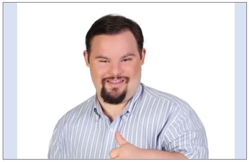 Bryan Russell, défenseur péruvien des droits des personnes handicapées.