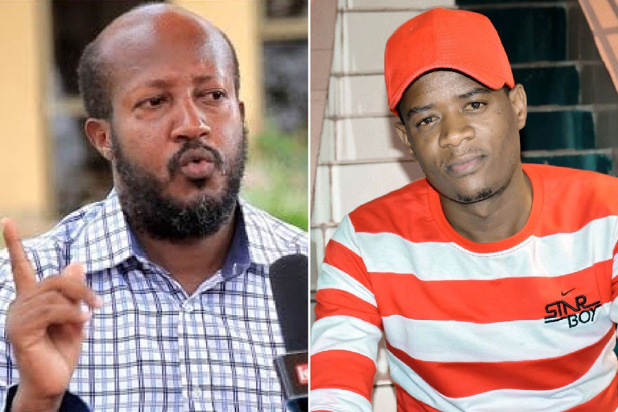 Aimable Karasira (à gauche) et Dieudonné Niyonsenga (à droite).