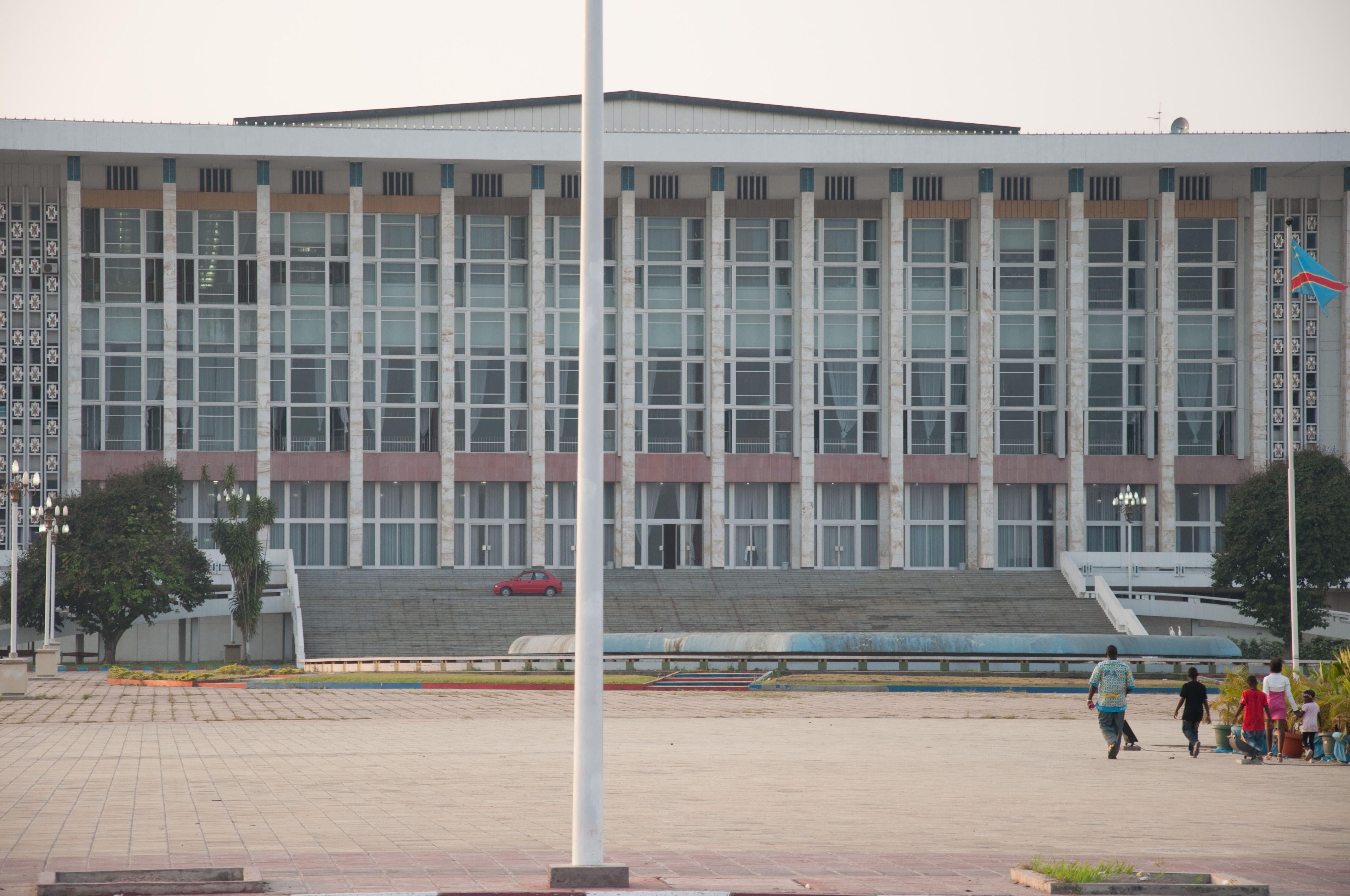 The People's Palace in Kinshasa, DRC, which houses the Congolese Parliament. 