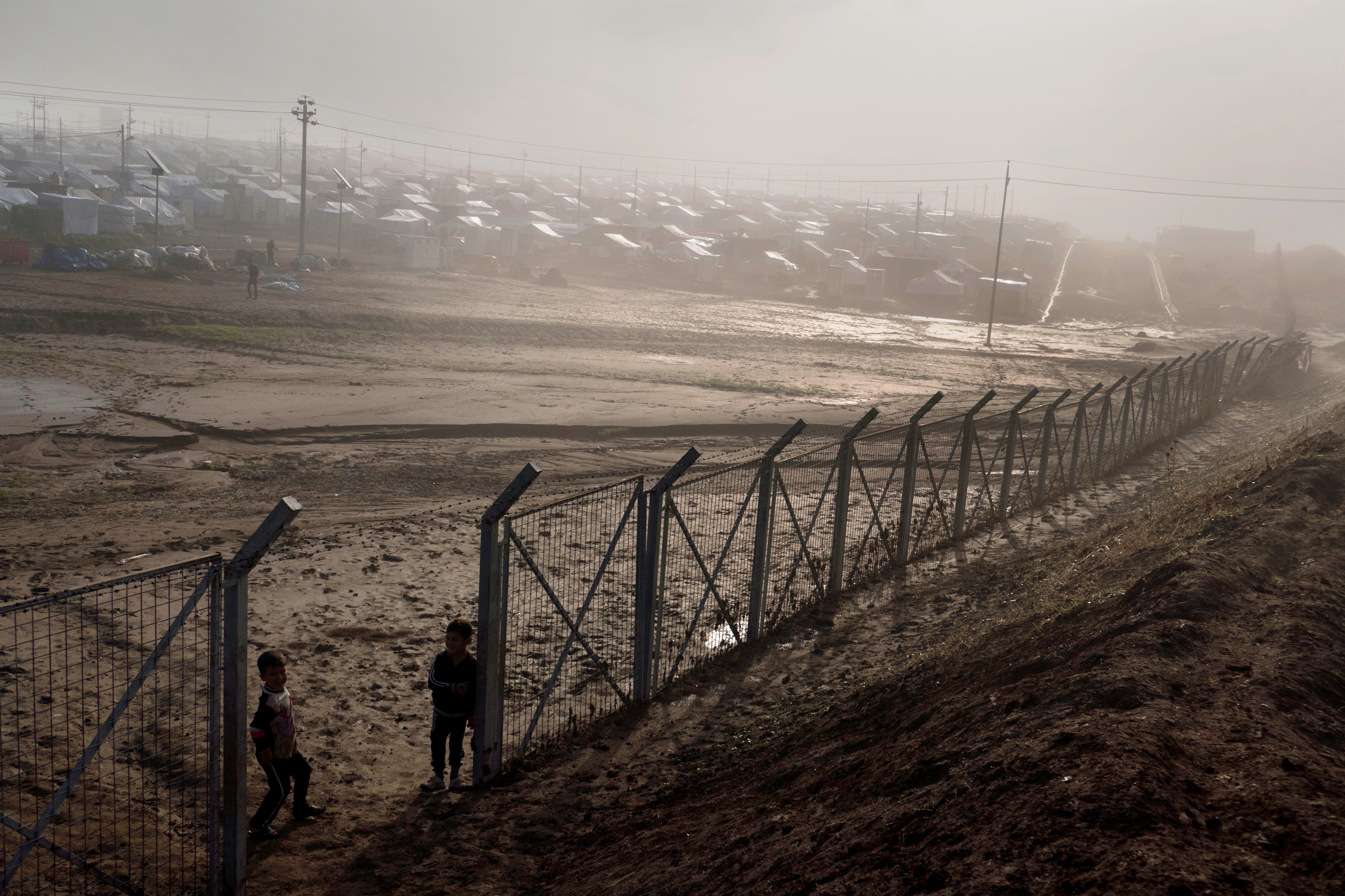 Chamishko refugee camp in Iraq received many Yazidis who fled the town of Sinjar, August 3, 2014.