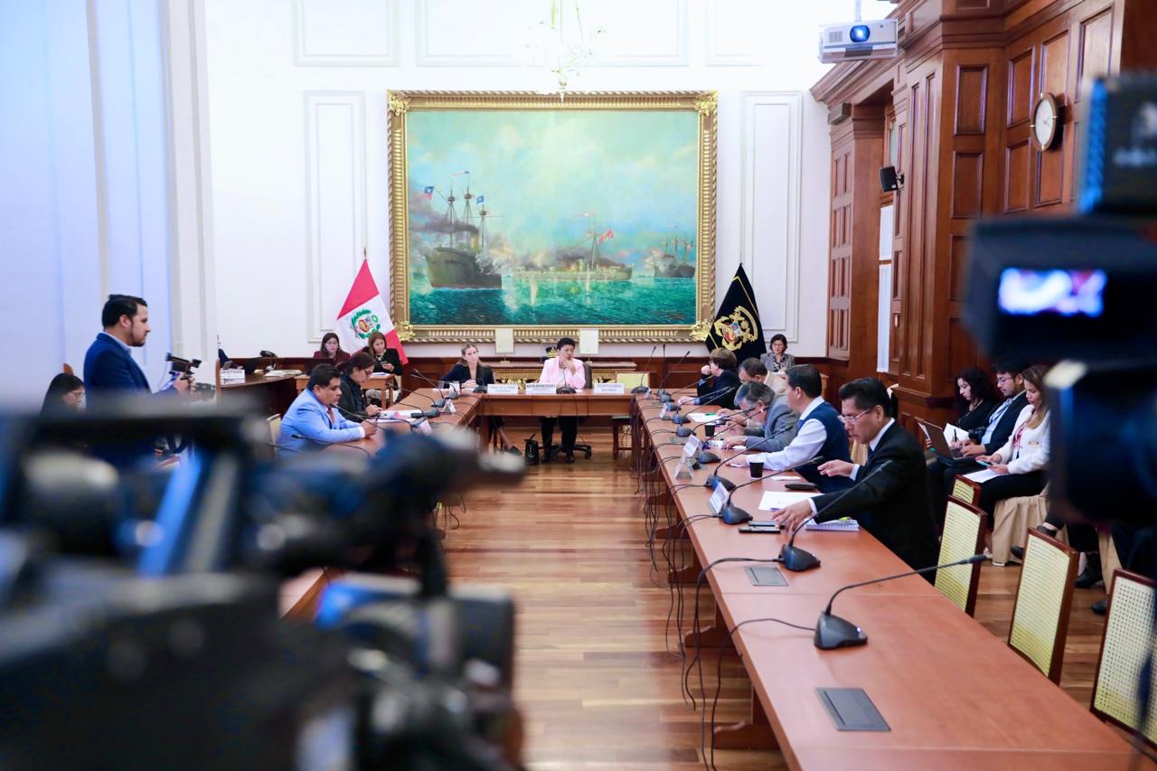Constitutional Committee of the Congress of the Republic of Peru, in Lima, June 5, 2024.