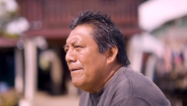 Blas Lopez, a Guna Indigenous community leader from Gardi Sugdub, Panama.
