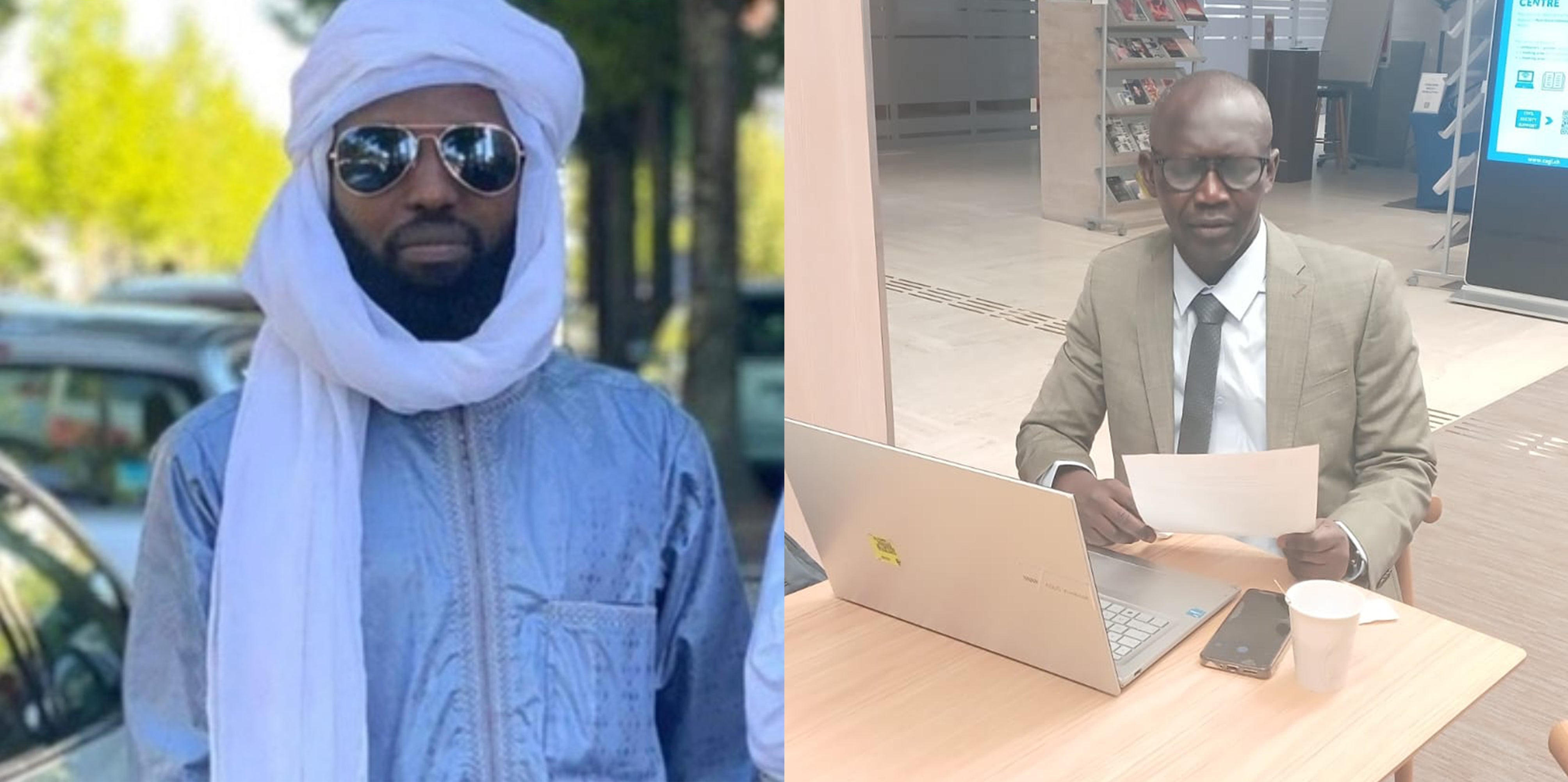  Charfadine Galmaye Saleh (L) and Makaila Nguebla. 