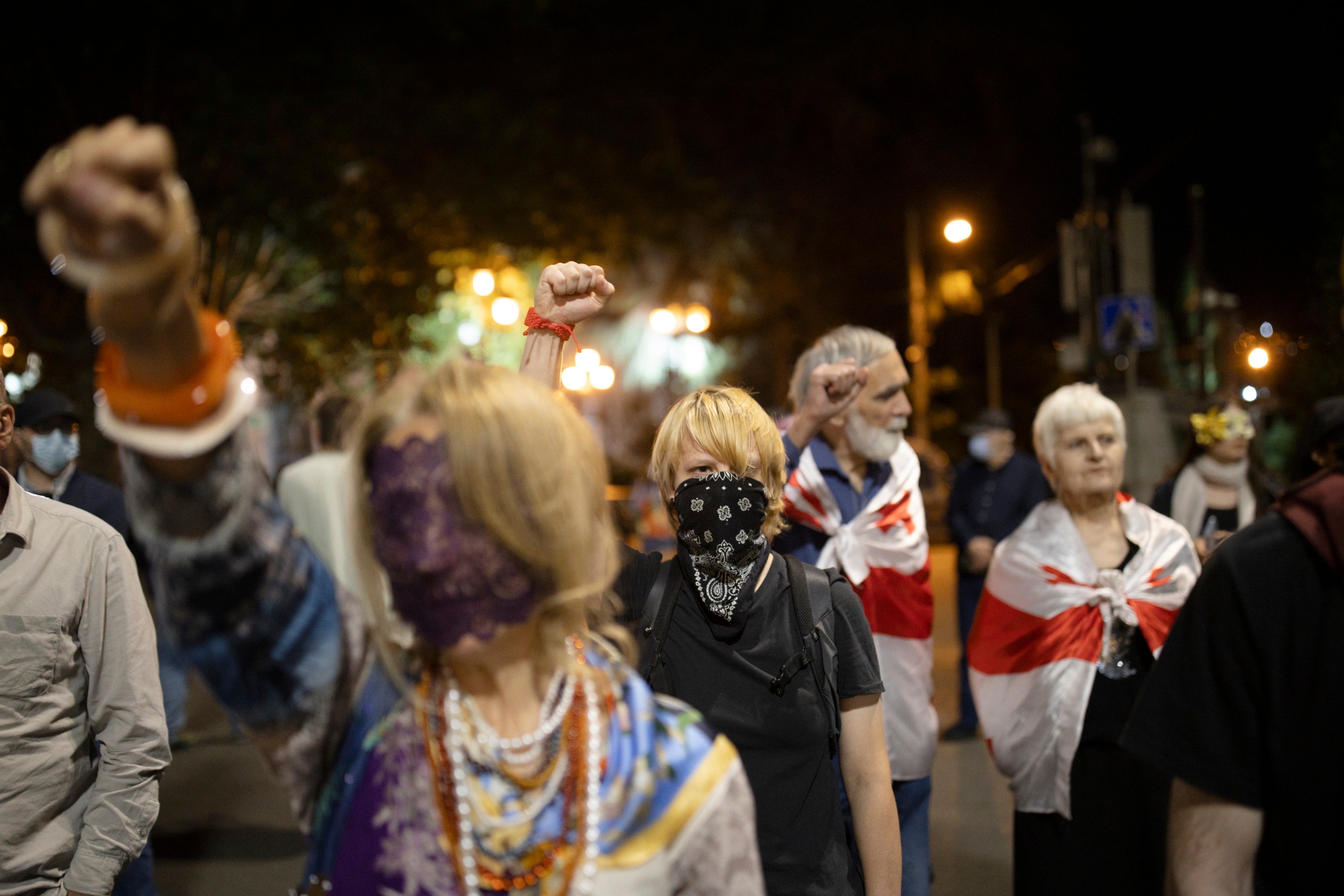 Protesters gather daily in Georgia’s capital, Tbilisi, after the authorities announced they were halting negotiations on joining the European Union. Demonstrators are demanding the release of political prisoners and snap elections, Tbilisi, Georgia, June 22, 2025.