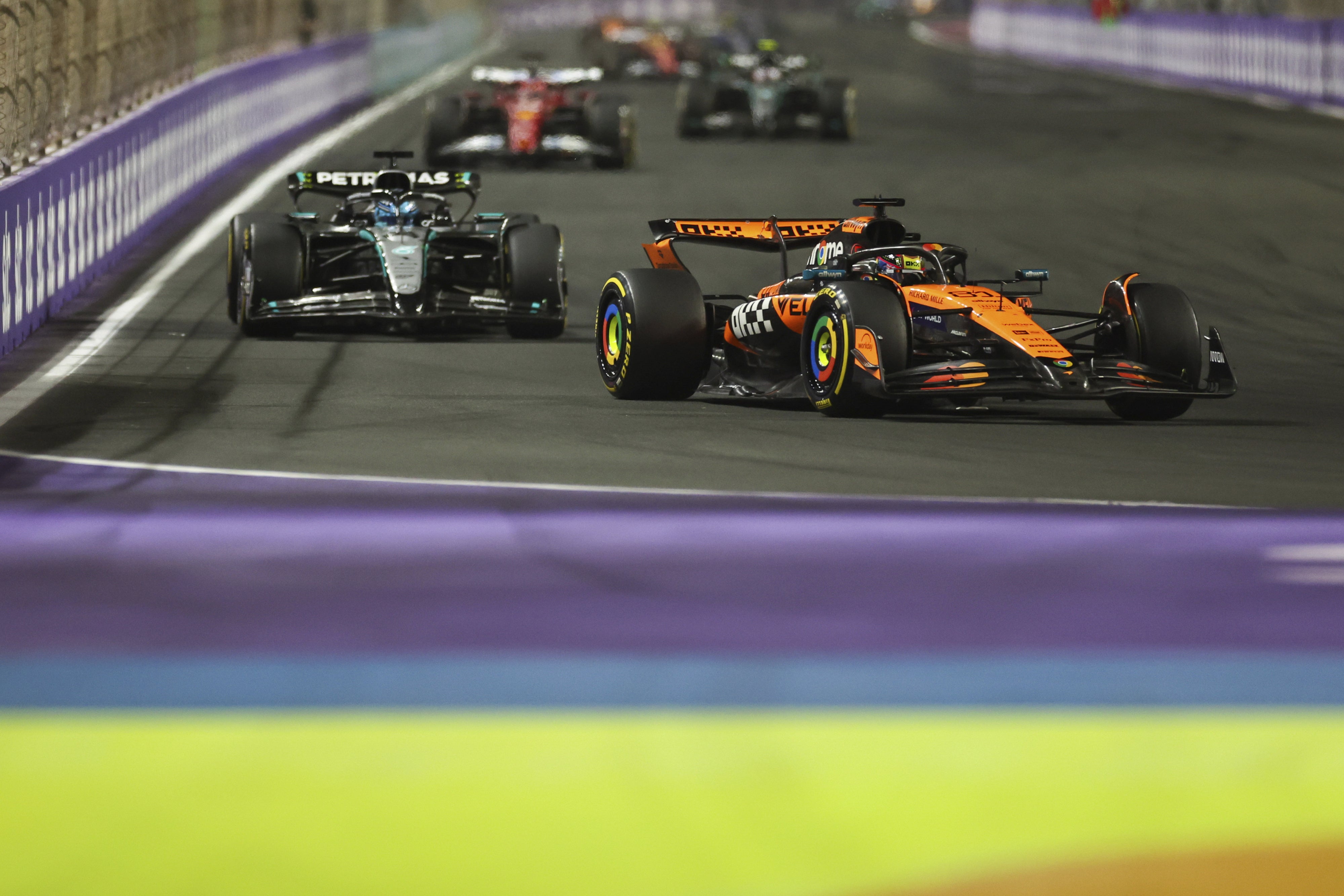 The F1 Grand Prix at Jeddah Corniche Circuit in Jeddah, Saudi Arabia, April 20, 2025.