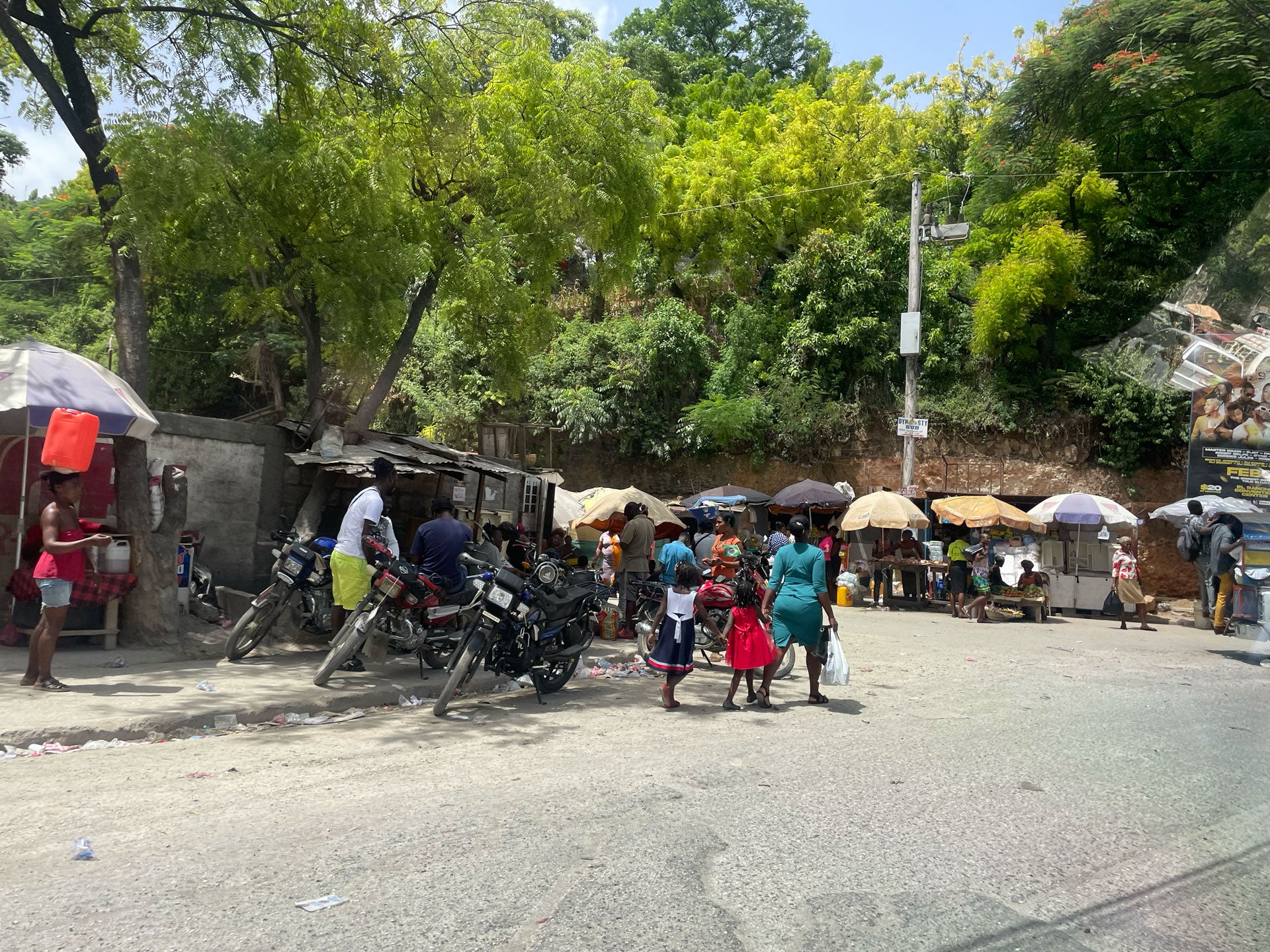 People walking in Port au Prince
