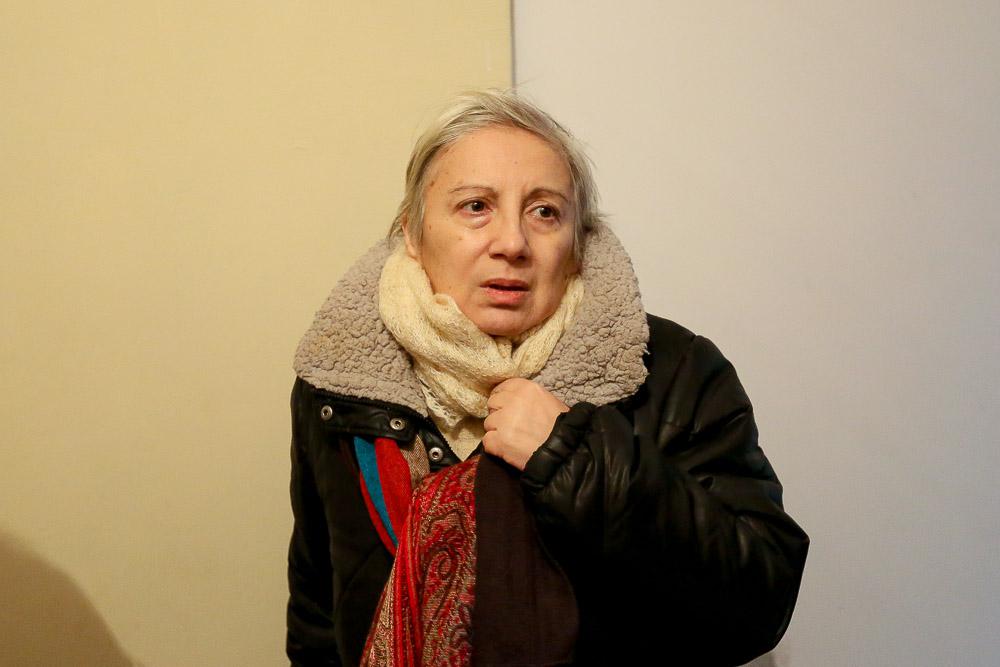Leyla Yunus returning to her house, December 9, 2015