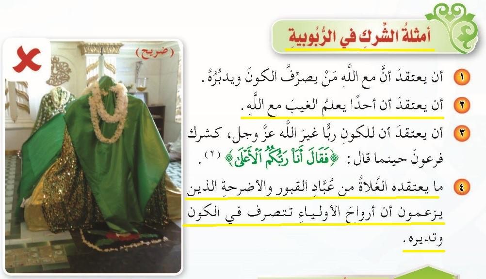 التوحيد، كتاب الطالب، الصف السادس، الفصل الأول 17-2016. ص:32