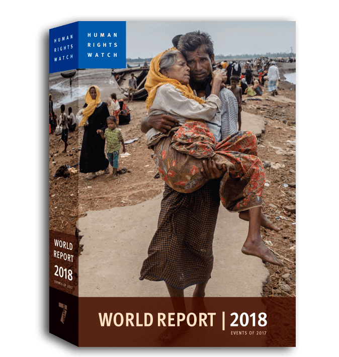 Couverture du Rapport mondial 2018 de HRW  © 2018 Human Rights Watch