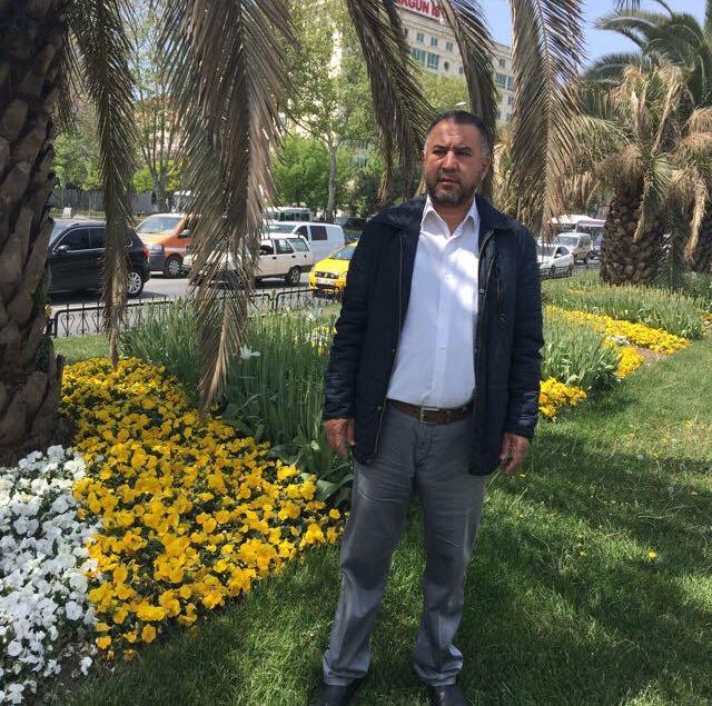 Активист ПИВТ Нумонджон Шарипов в Стамбуле, Турция. 