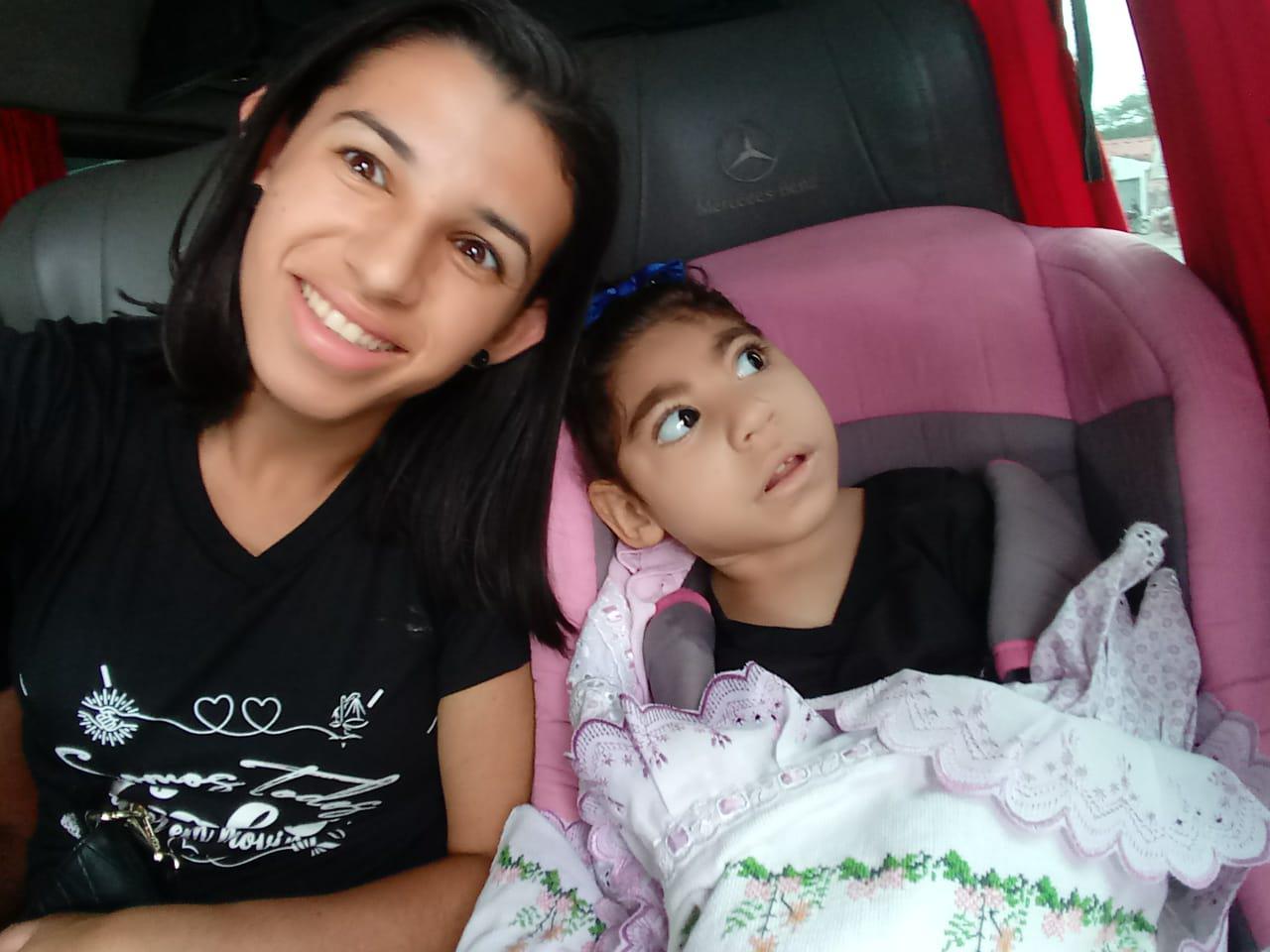 Carol and Gaby, who turned three in January, 2019