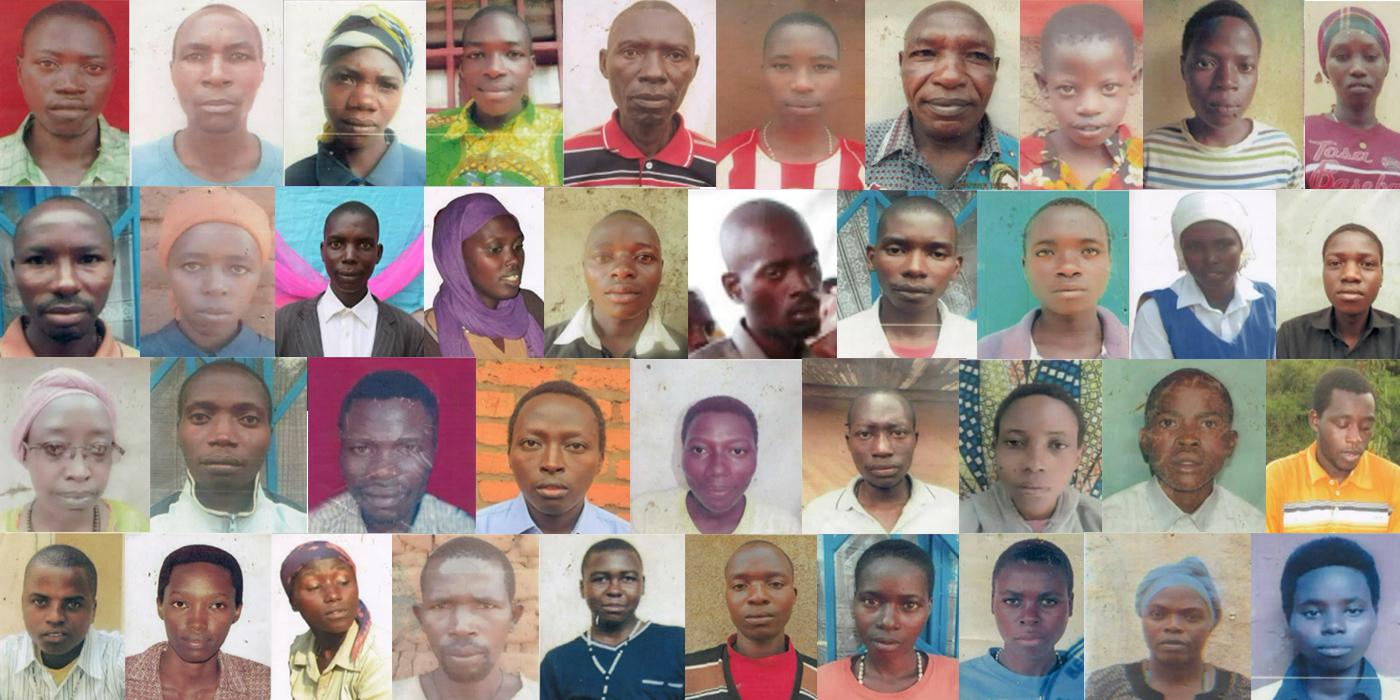 The 39 Burundian asylum seekers killed in Kamanyola, Democratic Republic of Congo, in September 2017.