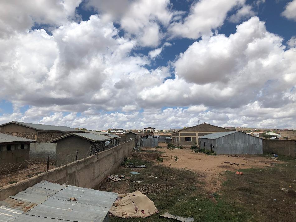 View of Jail Ogaden from one of the guard towers looking east.