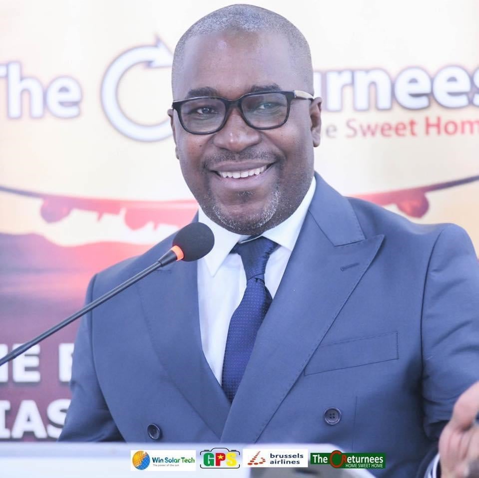 Felix Agbor Nkongho, also known as Agbor-Balla, in Douala, Cameroon, December 2019.