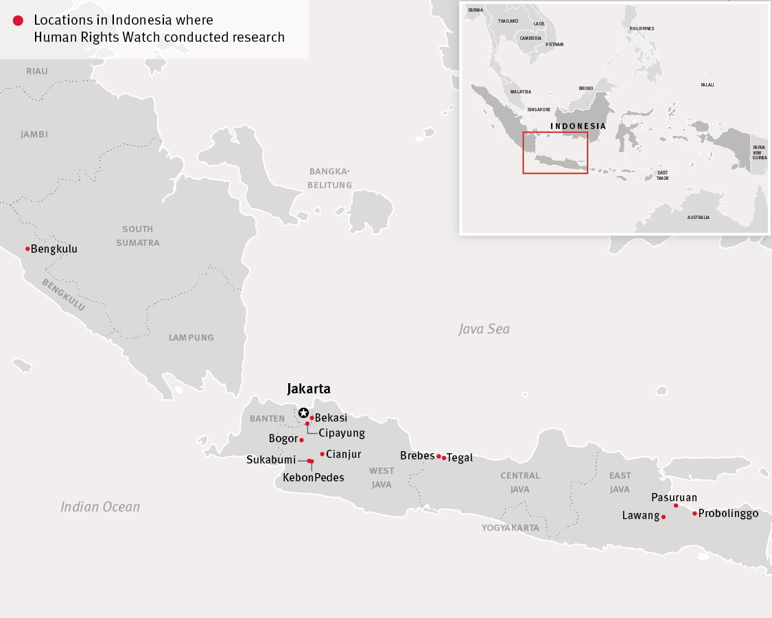 Map of Indonesia
