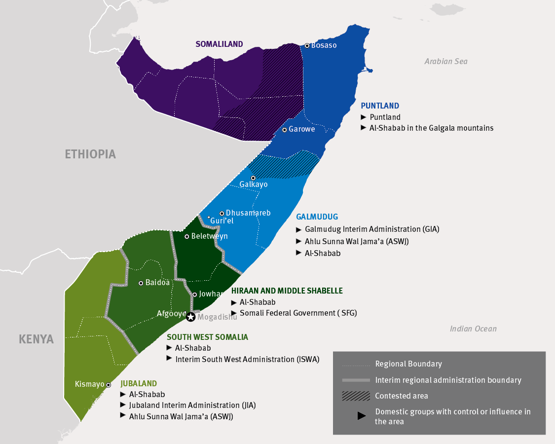Map of Somalia