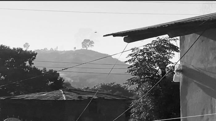 Footage obtained by Human Rights Watch of the gunfire exchange between Tigrayan militia and town residents against Eritrean forces who were stationed on May Quho hill, Axum, Tigray region on November 28, 2020. These clips have been edited to protect the identity of the person recording. 