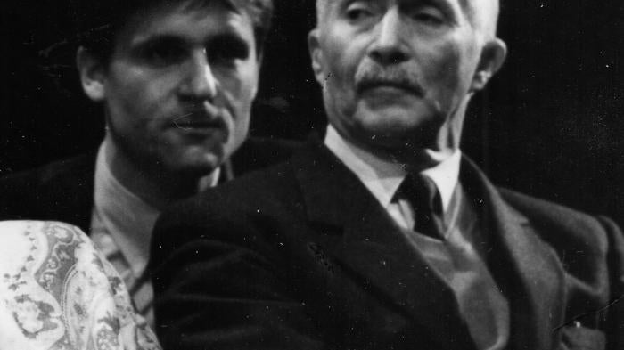 Ali Yahia Abdennour, long-time president of the Algerian League for the Defense of Human Rights.