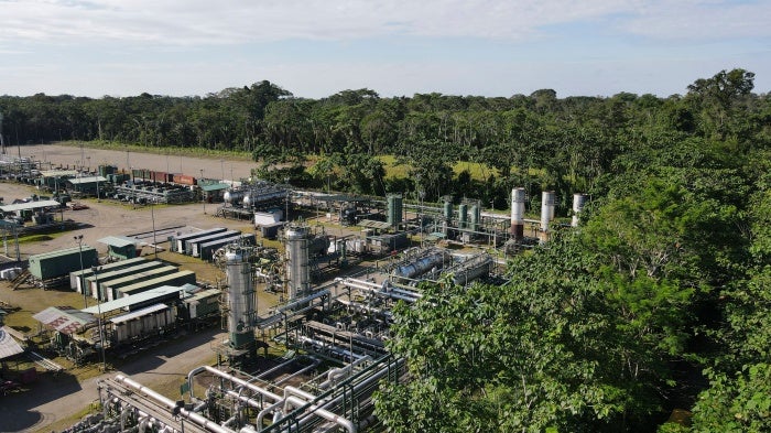 The Tiputini Processing Center of state-owned Petroecuador in Yasuni National Park, northeastern Ecuador, June 21, 2023. 