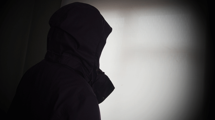 A victim of the purge telling his story in a safe house in central Russia in April 2017.