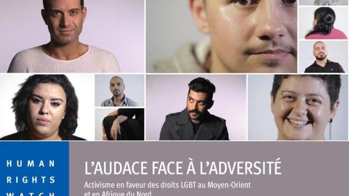 Cover of the LGBT MENA report in French