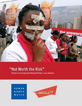 cover of the Kenya report 