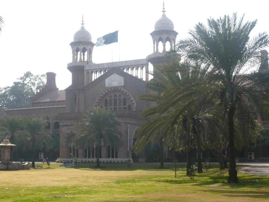 The Lahore High Court, in Lahore, Pakistan.