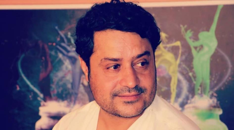 Le journaliste afghan Elyas Dayee. 