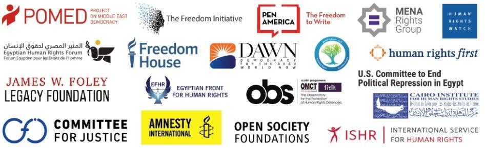 Logos of 20 human rights organizations