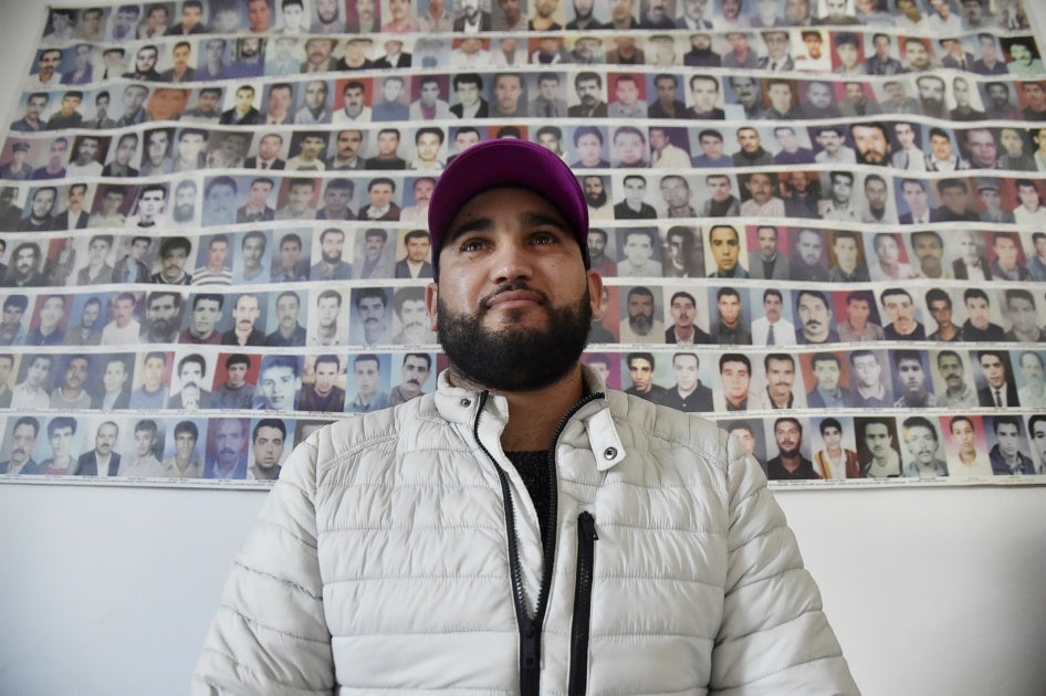 Zaki Hannache, an Algerian activist, in Algiers on February 13, 2021. 