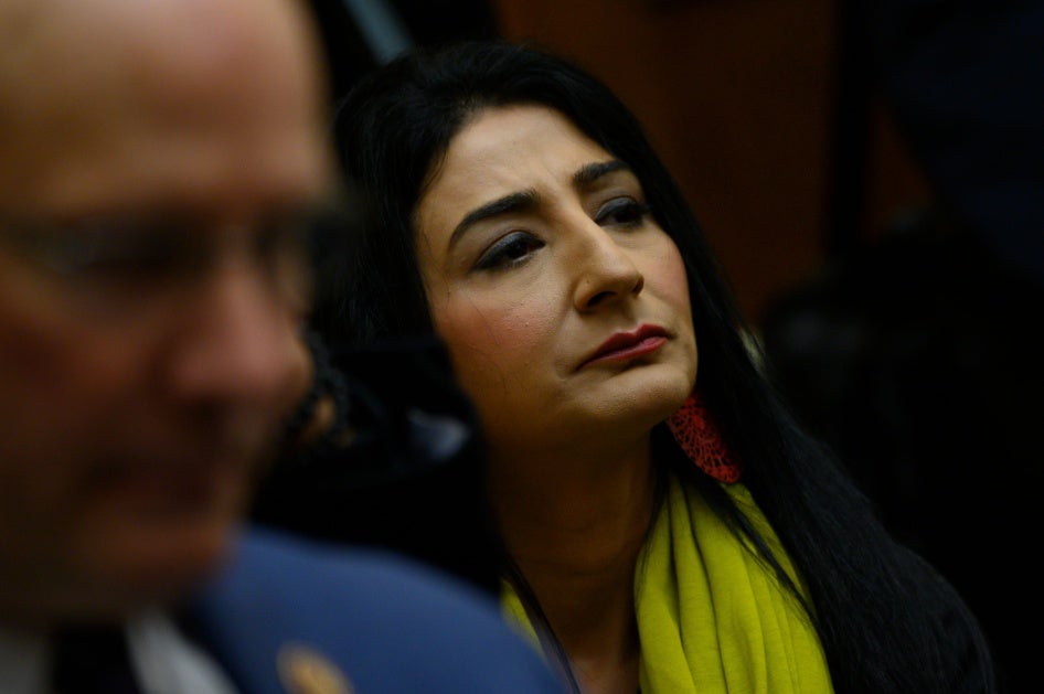 Nitasha Kaul, professor at the University of Westminster in London, during an Asia, the Pacific and Nonproliferation Subcommittee hearing in Washington, DC, October 22, 2019. 