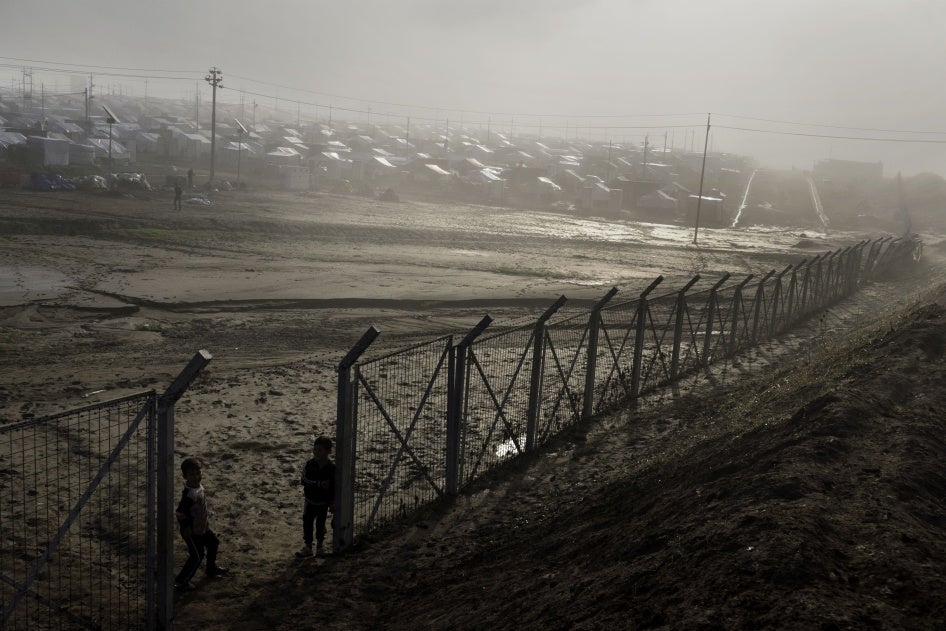 Chamishko refugee camp in Iraq received many Yazidis who fled the town of Sinjar, August 3, 2014.