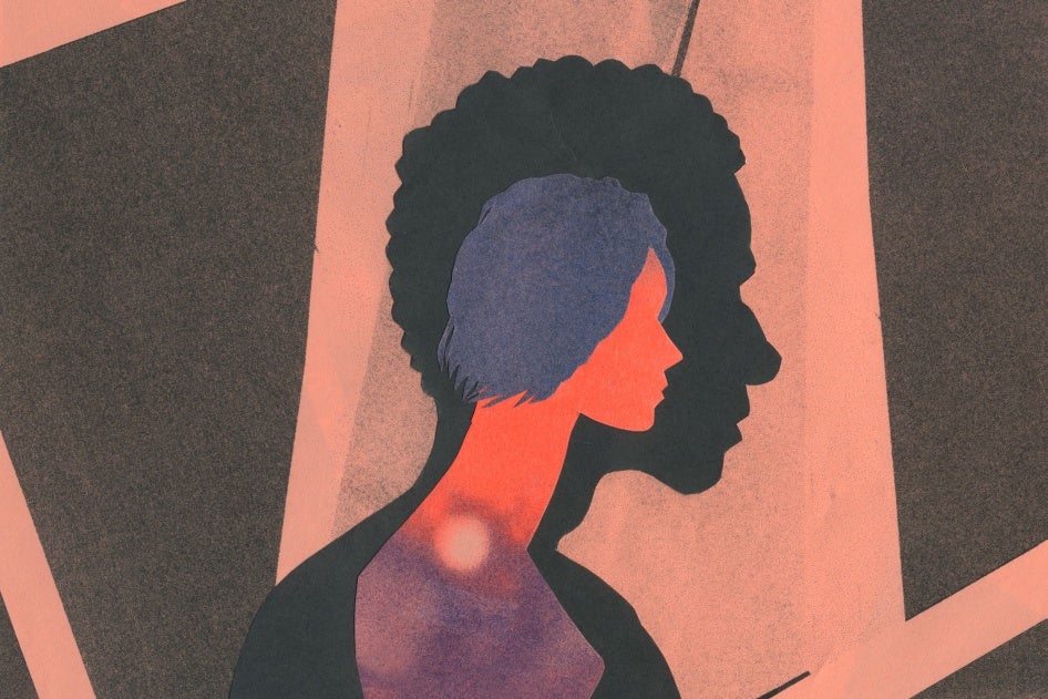 رسم يمثل الانزعاج الجندري