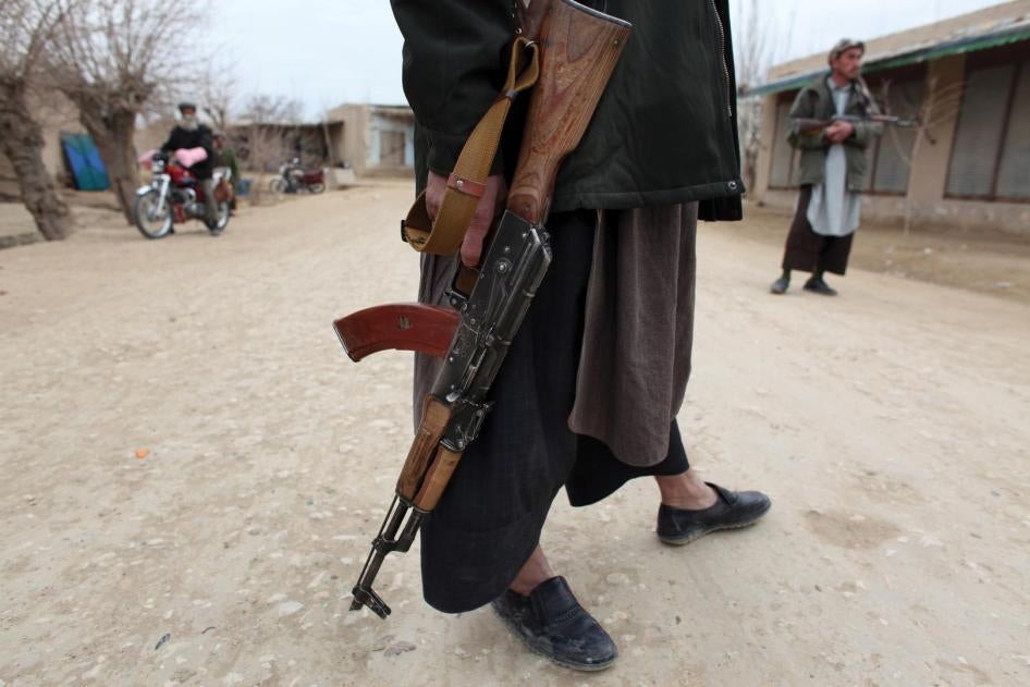 Militiamen in Kunduz province, Afghanistan.