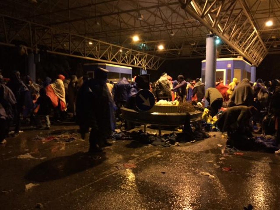 migrants slovenia border