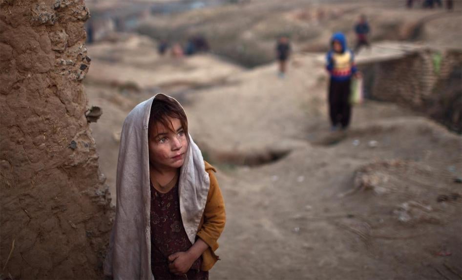 An Afghan girl