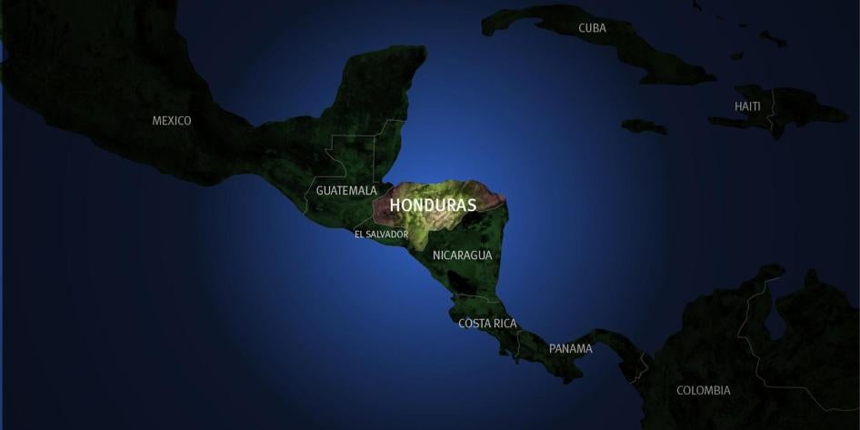 Honduras map