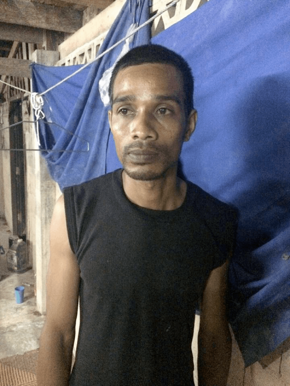 Eroheng Salilatae was allegedly tortured by Thai soldiers when they raided his house in Pattani province, on November 18, 2016.