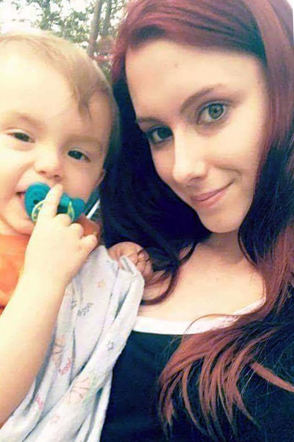 Kendra Williams, 23, struggled with a heroin addiction since she was 15, but stopped after her son (pictured) was born. Kendra is now training to be a nurse and volunteers with the North Carolina Harm Reduction Coalition. Wilmington, North Carolina, 2017.