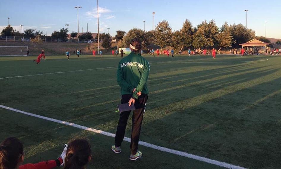 Afghanistan women’s football team.