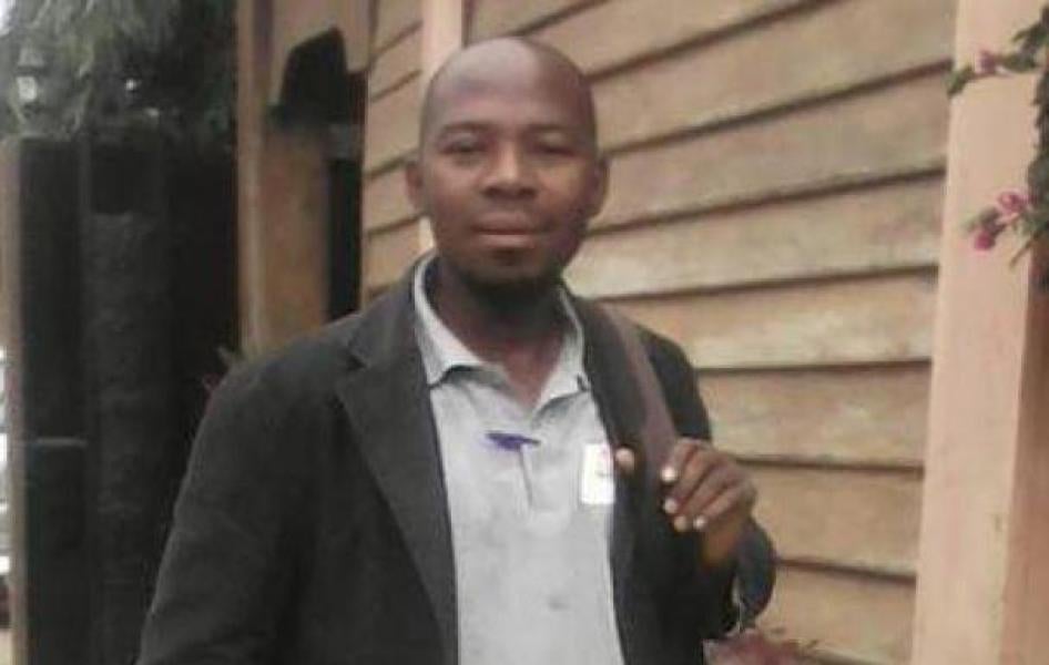 Le journaliste mozambicain Amade Abubacar.