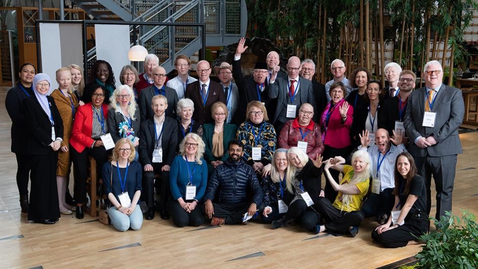 Persons with albinism from six regions around the the world voted unanimously to form a global alliance on albinism.