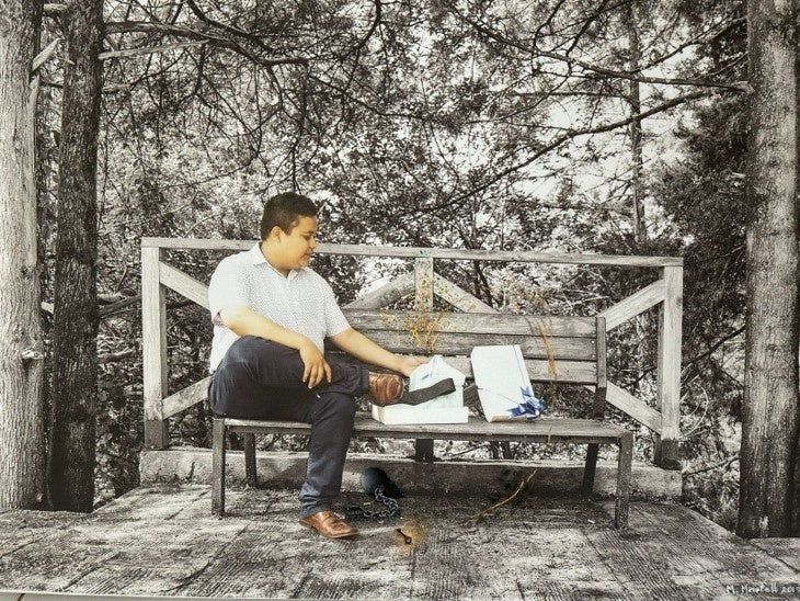 a portrait of Joshua, a transgender man from Tabasco