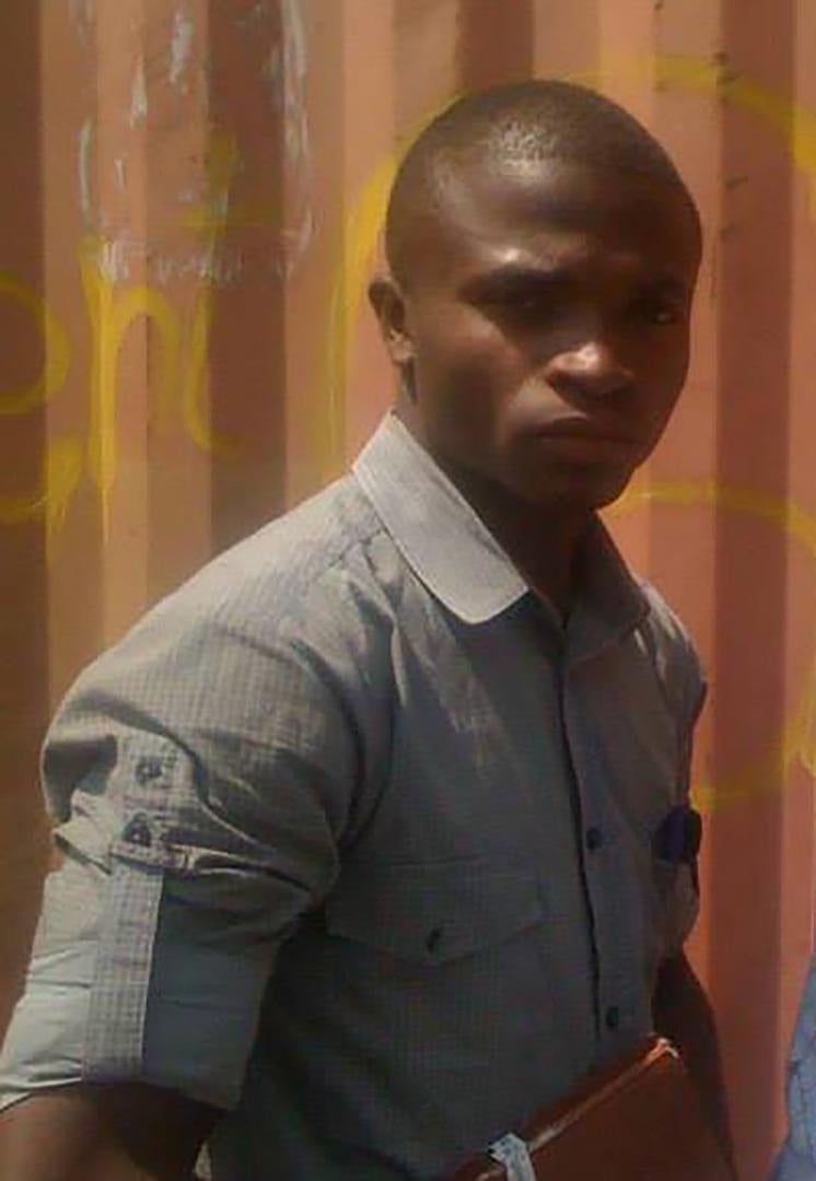 Pascal Byumanine. LUCHA youth activist arrested during a peaceful demonstration in Goma on November 28. 