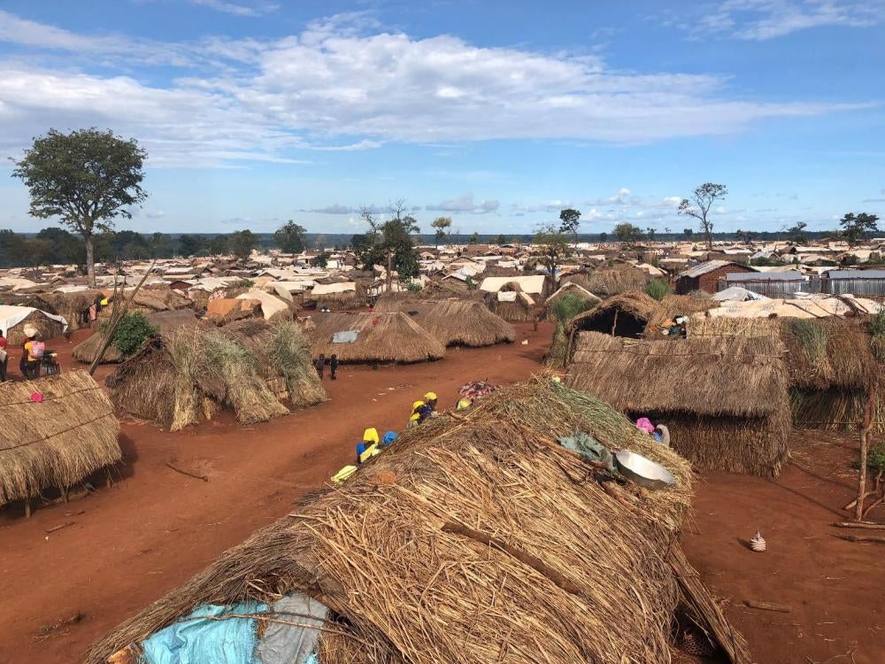 Le camp de déplacés « PK3 » à Bria le 21 septembre 2018.