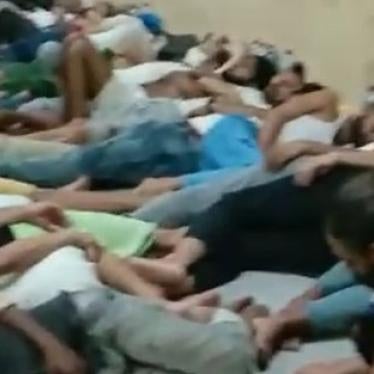 South Asian migrants detained in unsanitary and abusive conditions at an immigration detention facility in Riyadh, Saudi Arabia. September, 2020. © 2020 private