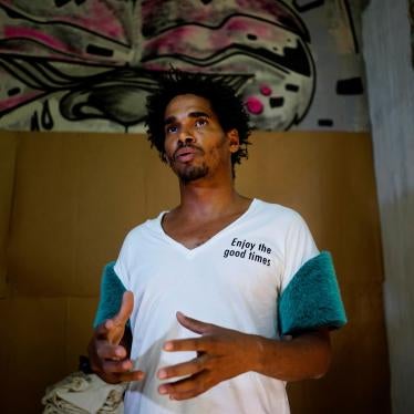 Luis Manuel Otero Alcántara, an artist who has vocally criticized repression in Cuba, speaks during an interview at his home in Havana, Cuba, on May 2, 2018. Police and intelligence officers in Cuba have repeatedly harassed and detained Alcántara.