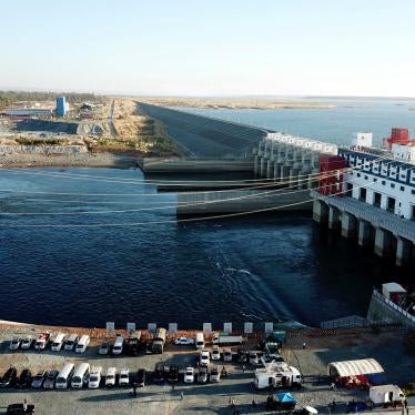 Aerial shot of the Lower Sesan 2 dam.