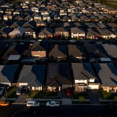 Denham Court Housing Estate in Western Sydney